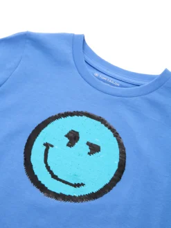 T-Shirt mit Wendepailletten