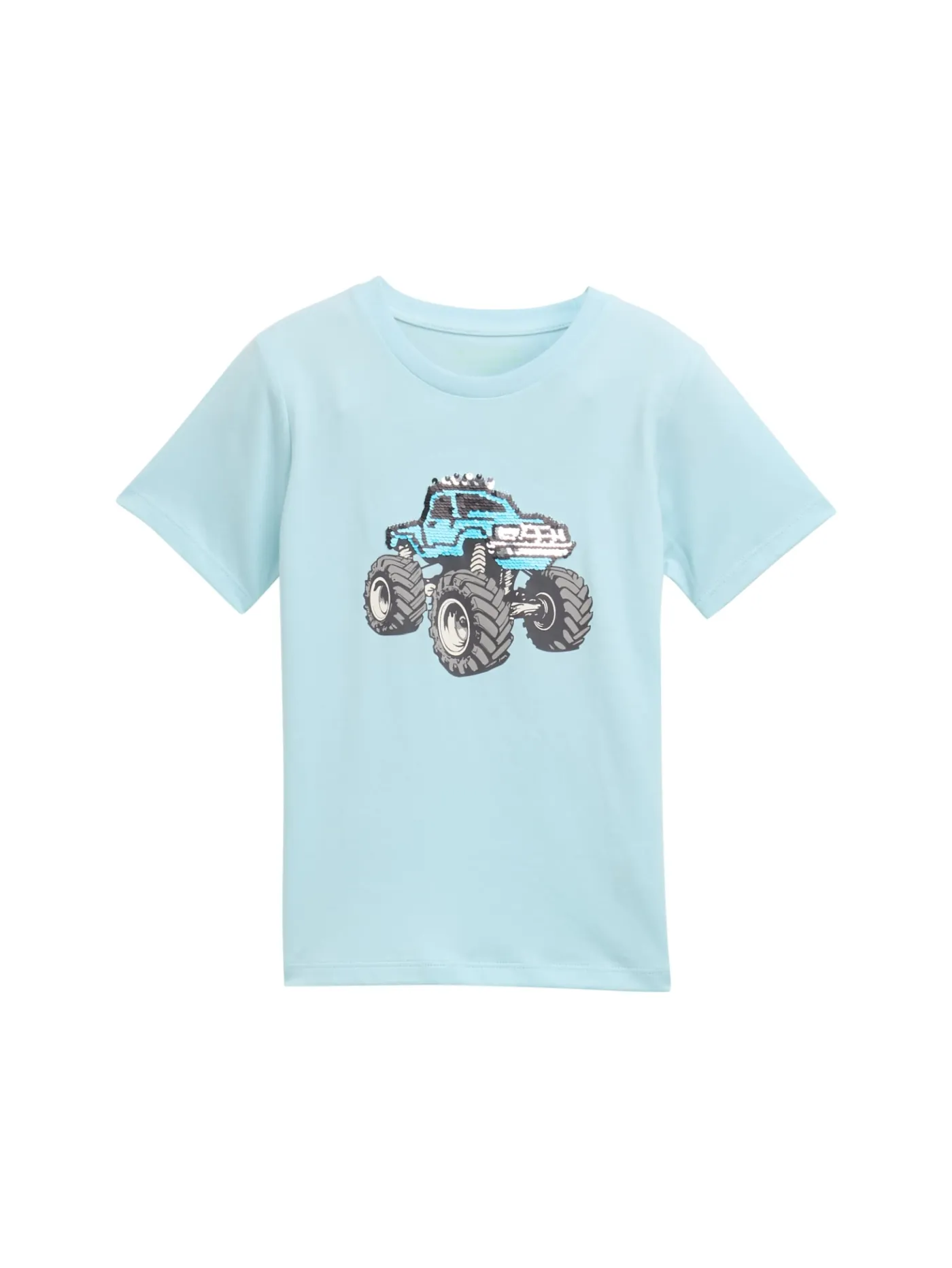 T-Shirt mit Wendepailletten