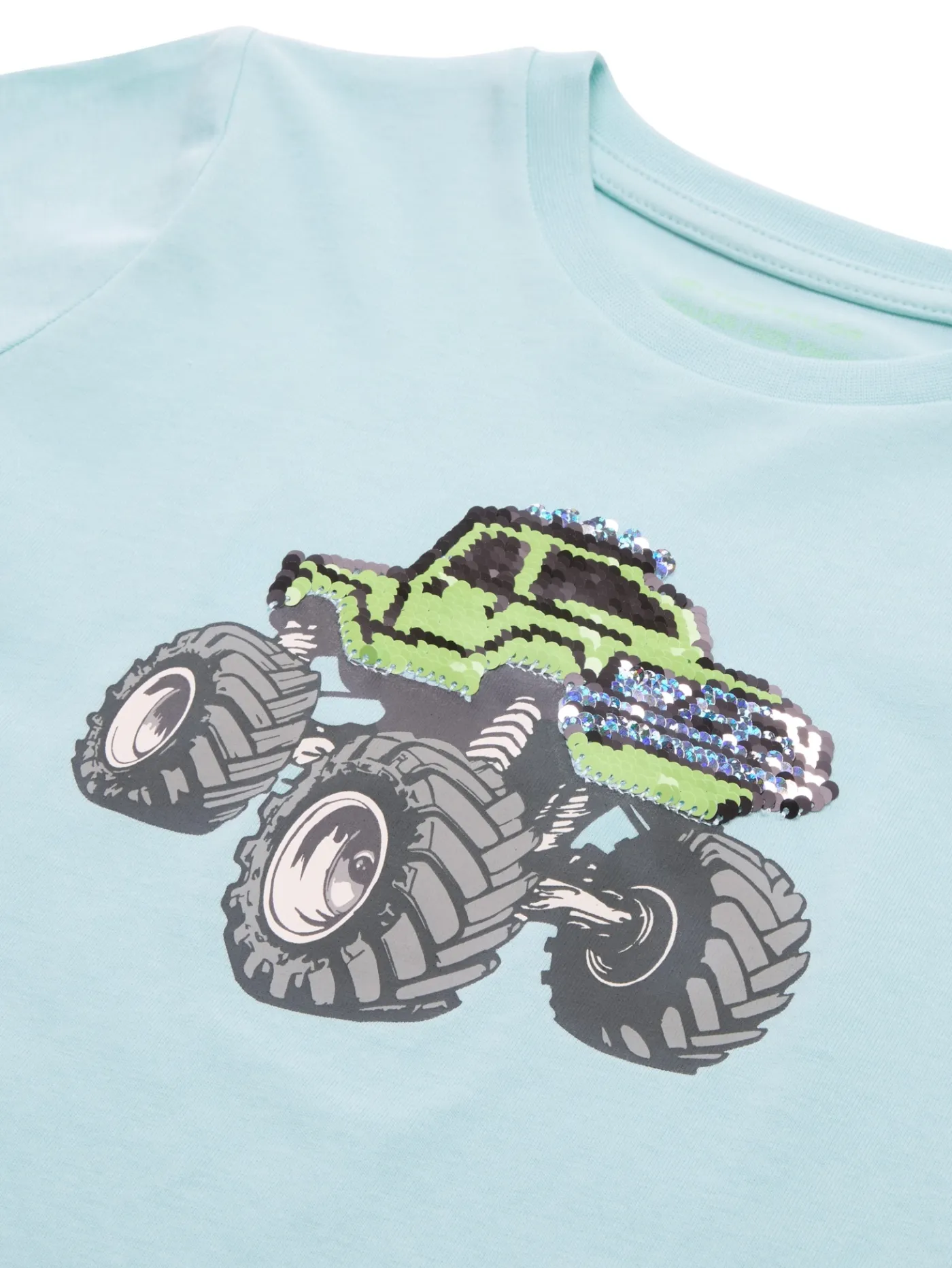 T-Shirt mit Wendepailletten