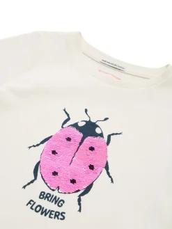 T-Shirt mit Wendepailletten