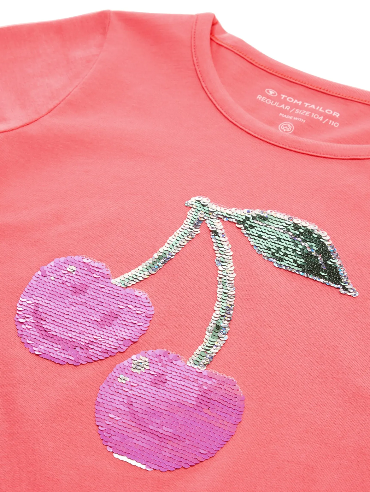 T-Shirt mit Wendepailletten
