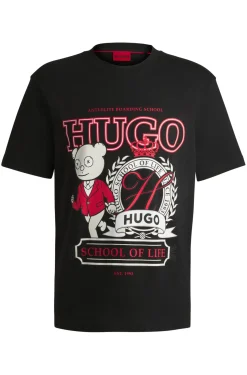 T-Shirt aus Baumwoll-Jersey mit Logo-Grafik-Print