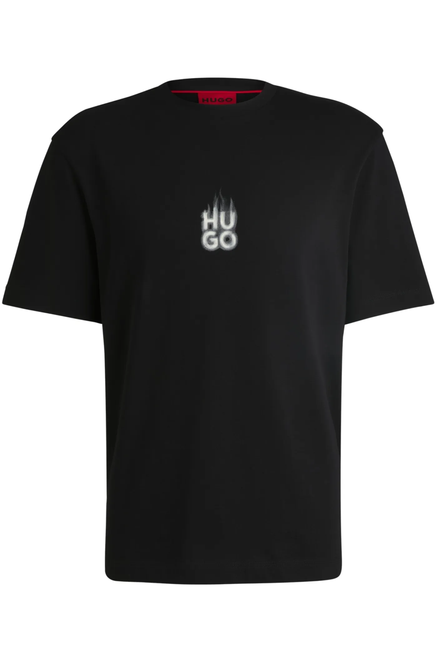 T-Shirt aus Baumwoll-Jersey mit Smoke-Stack-Logos