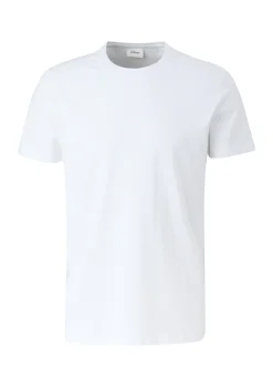 T-Shirt aus Baumwollstretch