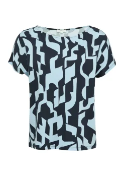 T-Shirt aus Viskosemix im Relaxed Fit