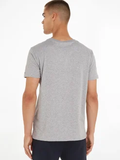 T-Shirt mit aufgesticktem Logo