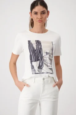 T-Shirt mit Biarritz Print