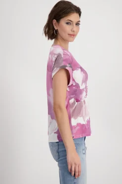 T-Shirt mit Blumenmuster