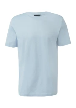 T-Shirt mit Crew Neck aus mercerisiertem Baumwolljersey