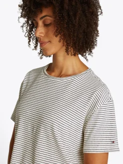 T-Shirt mit Leinen