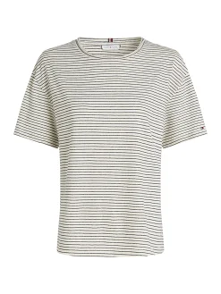T-Shirt mit Leinen