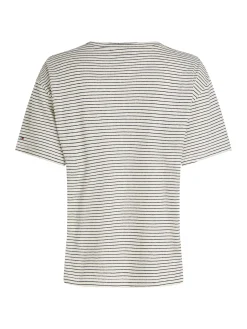 T-Shirt mit Leinen