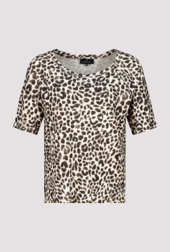 T-Shirt mit Leomuster