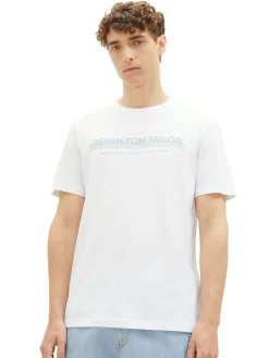T-Shirt mit Logo Print