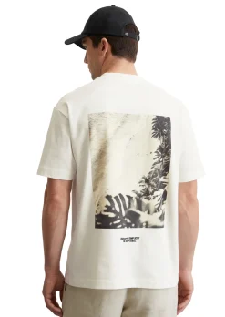 T-Shirt mit Rücken-Print