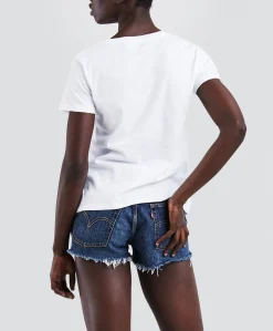 T-Shirt Print weiß