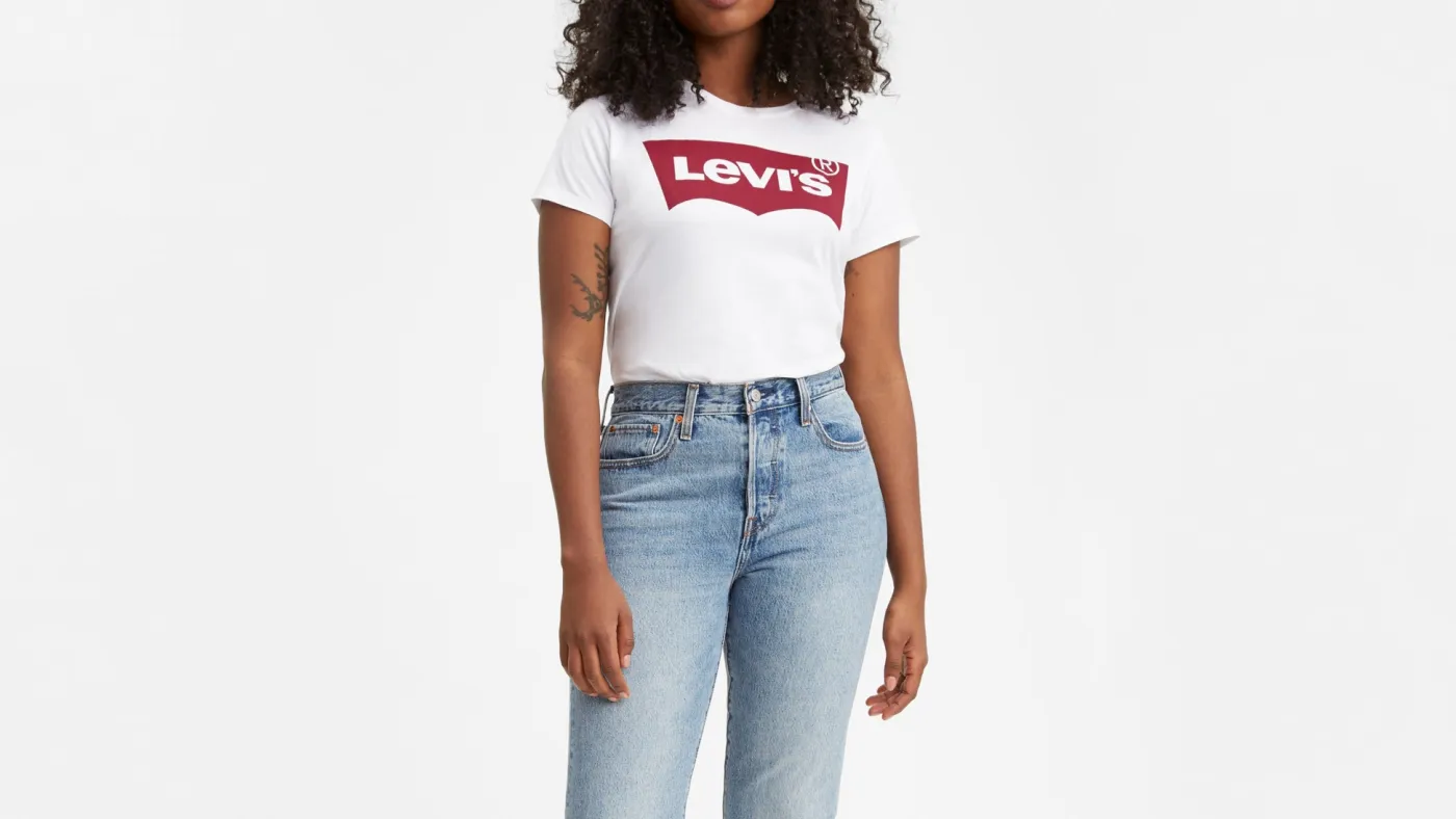 T-Shirt Print weiß