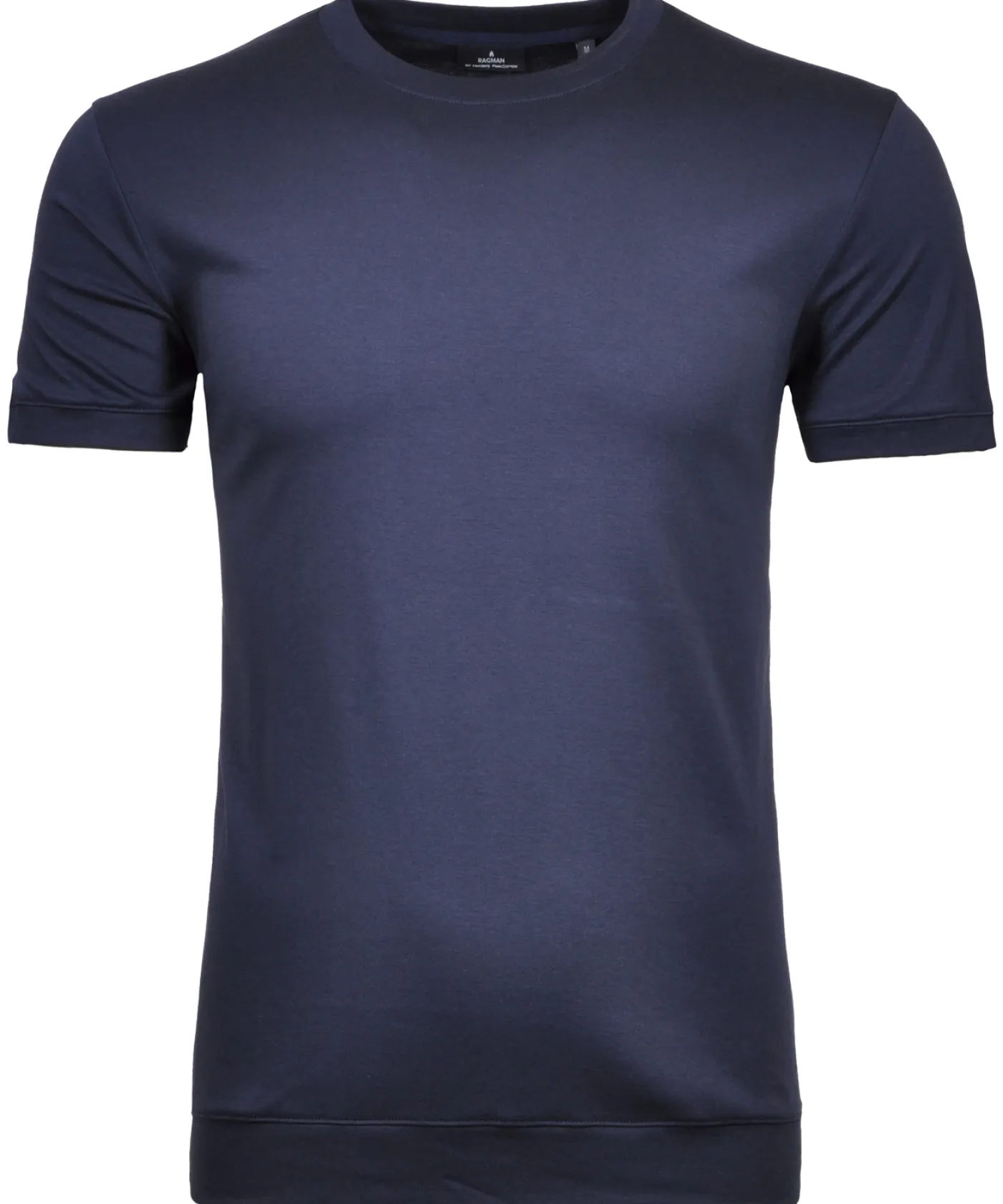T-Shirt Rundhals m. Bündchen