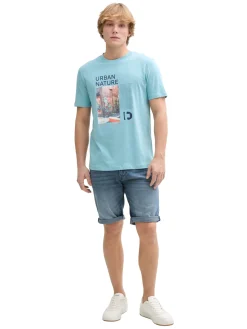 TTPIERS Slim Jeans Shorts mit Stretch