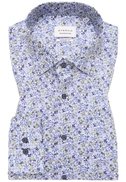 Twillhemd mit floralem Print