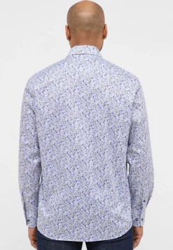 Twillhemd mit floralem Print