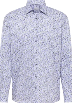 Twillhemd mit floralem Print