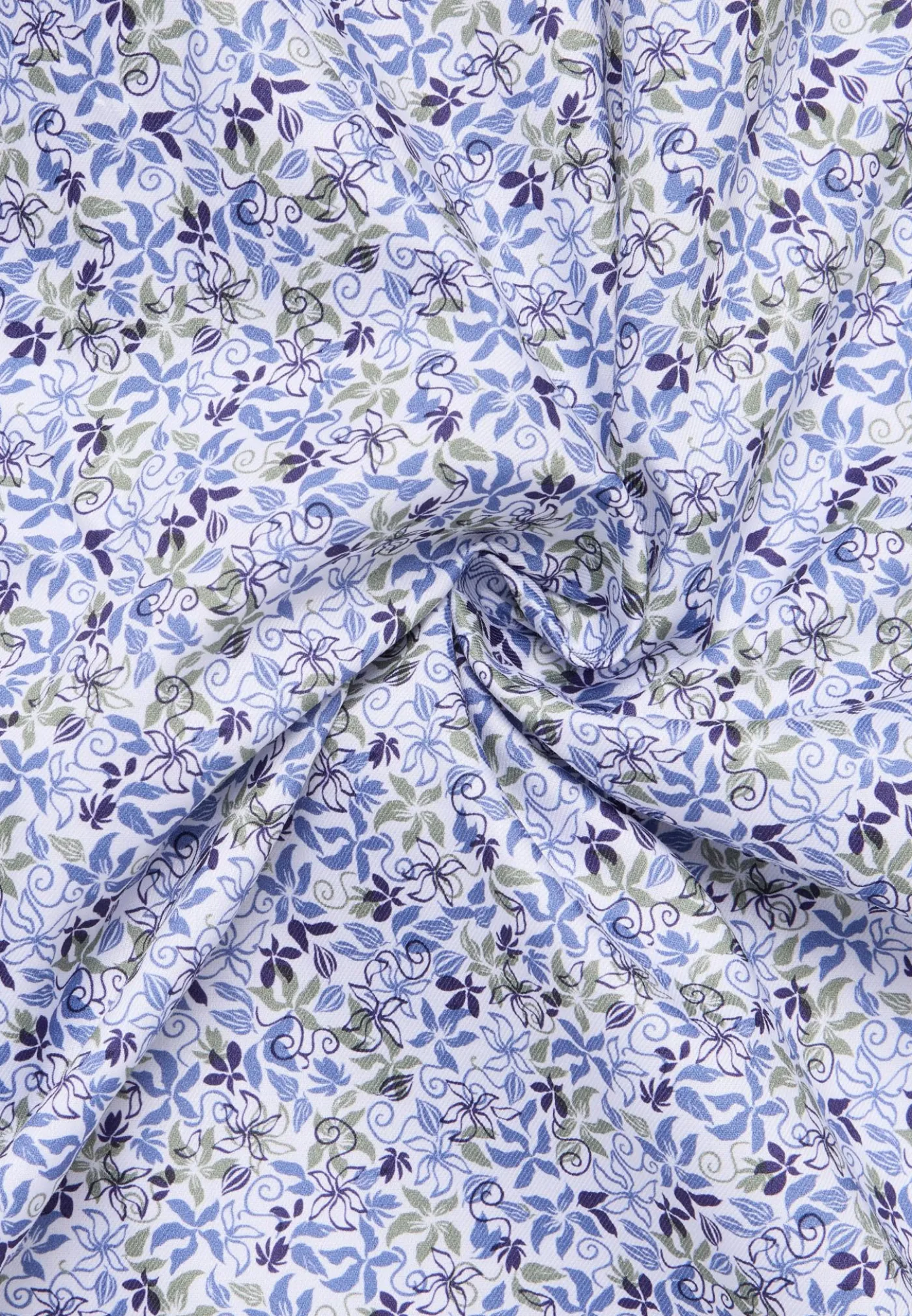 Twillhemd mit floralem Print