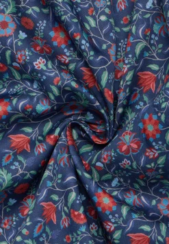 Twillhemd mit floralem Print