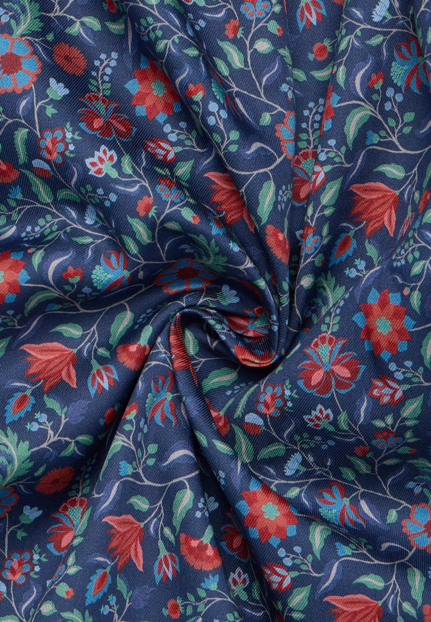 Twillhemd mit floralem Print