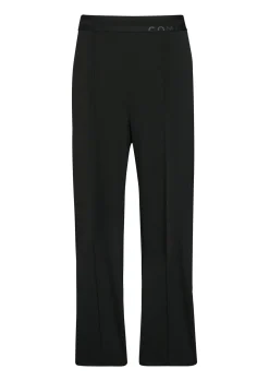 Twill-Jersey-Schlupfhose mit Gummibund und gesteppten Biesen