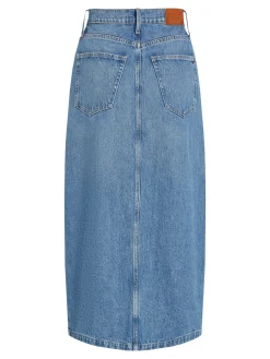 Uma Midi Jeansrock