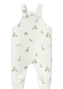Unisex Latzhose aus weichem Sweat mit verstellbaren Trägern