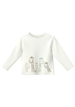 Unisex Longsleeve mit Giraffen-Print