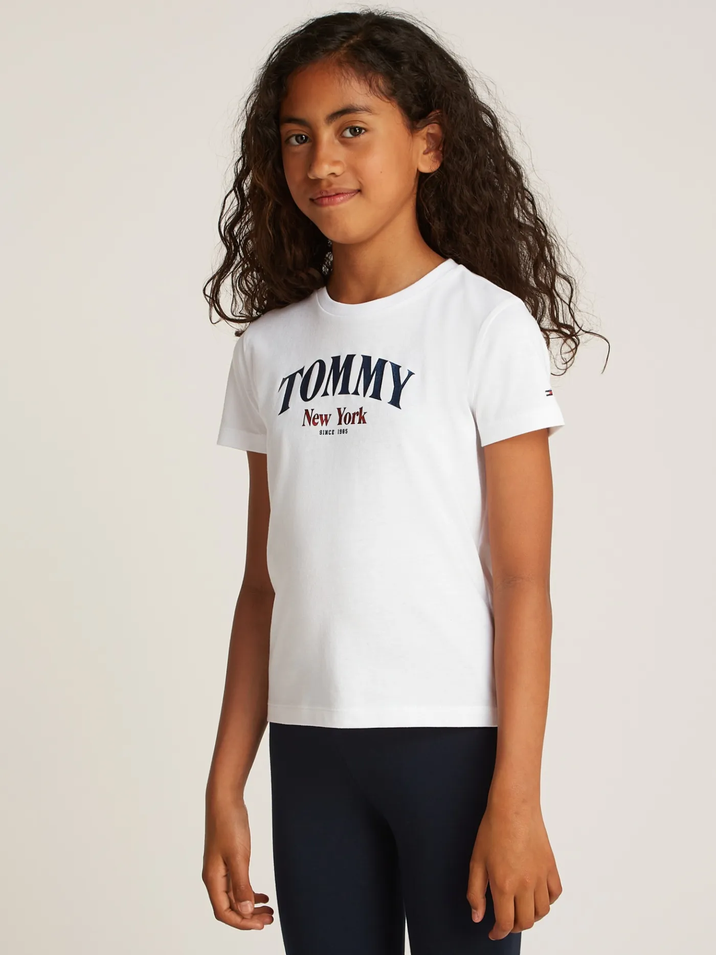 Varsity Rundhals-T-Shirt mit Logo