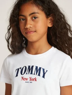 Varsity Rundhals-T-Shirt mit Logo