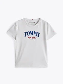 Varsity Rundhals-T-Shirt mit Logo