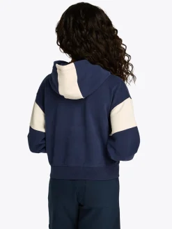 Varsity-Hoodie mit Color Block-Design
