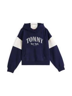 Varsity-Hoodie mit Color Block-Design