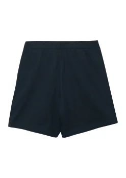 Weite Jersey-Bermuda mit verstellbarem Bund