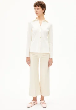 Wide Jeans recycelte Baumwolle Comfort-Stretch MURLIAA CROPPED