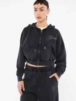 Zip Up Hoodie Cropped