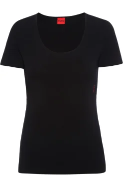 ZWEIER-PACK T-SHIRTS AUS STRETCH-BAUMWOLLE MIT LOGO TWIN T-SHIRT RN